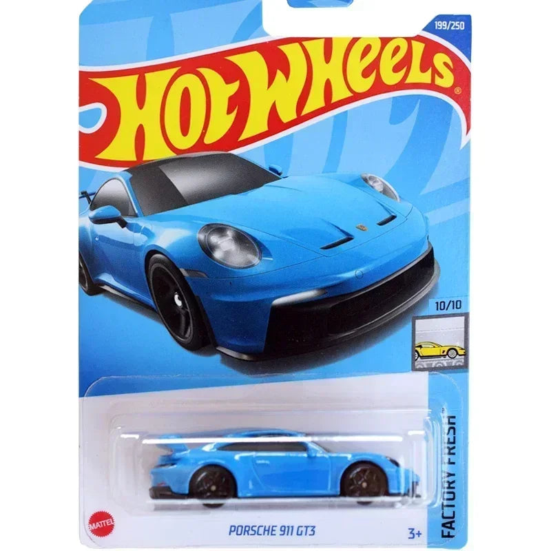Original Hot Wheels Car Porsche 911 GT3 RS Toy for Boy 1/64 Diecast Vehicles Alloy Model Juguetes Collection Birthday Gift 2025L
