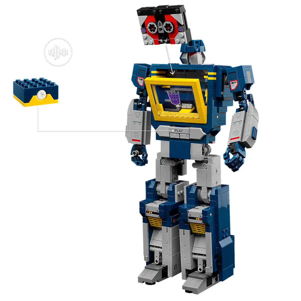 2025 New Icons 10358 Robot Transformers Series Building Blocks Assembly Brick Model For Boy Toys Holiday Gift