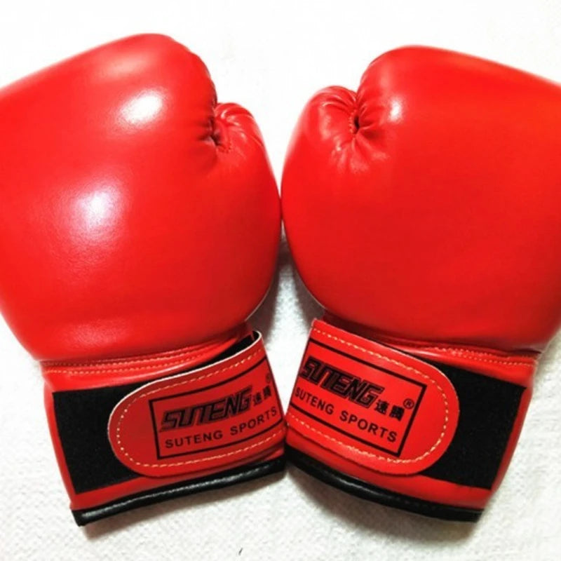 1 Pairs Kids Boxing Gloves Breathable PU Leather for Punching Bag Training Muay Thai Karate Sparring Youth Hand Protection