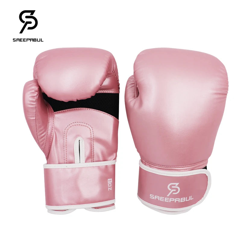 8/10/12/14/16oz Kids Women/Men Boxing Gloves Sanda Sparring Muay Thai MMA Karate Punch Training Mitts Kickboxing Boxe De Luva