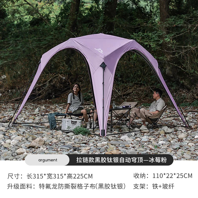 Relaxing Rainproof Sun Shelter Large Space Sun Protection Quick Automatic Opening Tents Multifunctional Camping Supplies