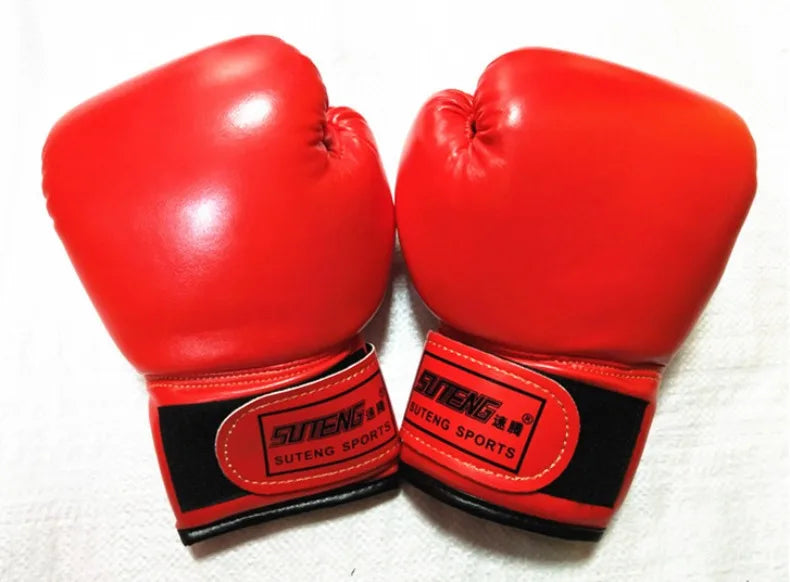 1 Pairs Kids Boxing Gloves Breathable PU Leather for Punching Bag Training Muay Thai Karate Sparring Youth Hand Protection