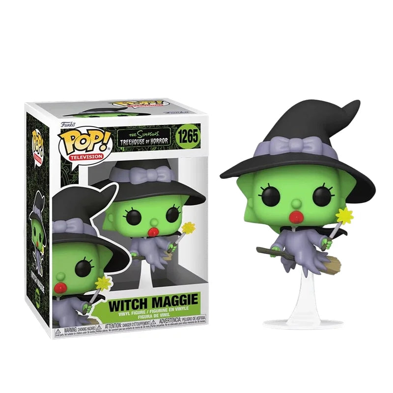 The Simpsons Anime Figure Lisa with Snowball II Buddy Krusty with Mr. Teeny FUNKO POP Collectible Limited Edition Model Toy Gift