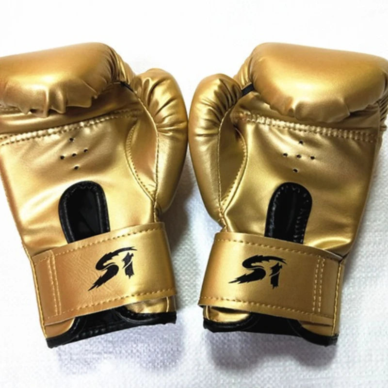 1 Pairs Kids Boxing Gloves Breathable PU Leather for Punching Bag Training Muay Thai Karate Sparring Youth Hand Protection