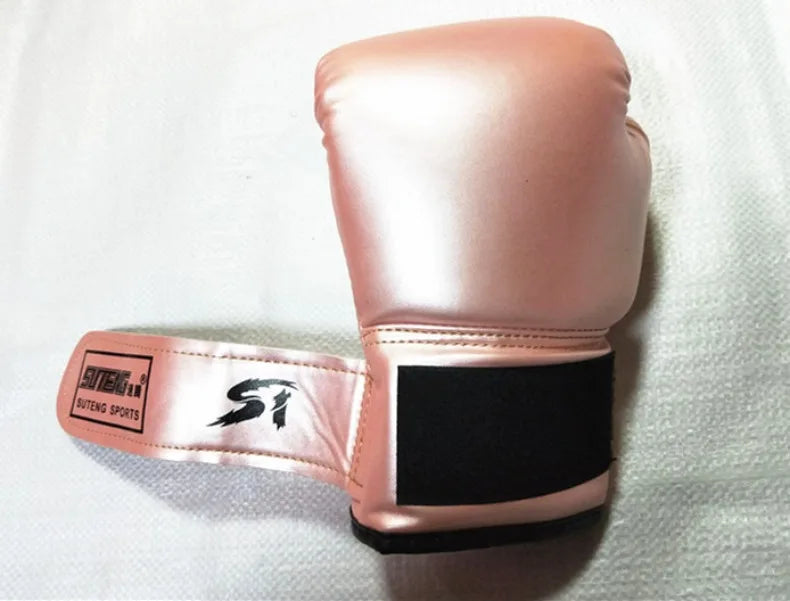 1 Pairs Kids Boxing Gloves Breathable PU Leather for Punching Bag Training Muay Thai Karate Sparring Youth Hand Protection