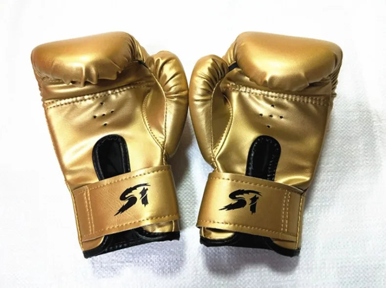 1 Pairs Kids Boxing Gloves Breathable PU Leather for Punching Bag Training Muay Thai Karate Sparring Youth Hand Protection
