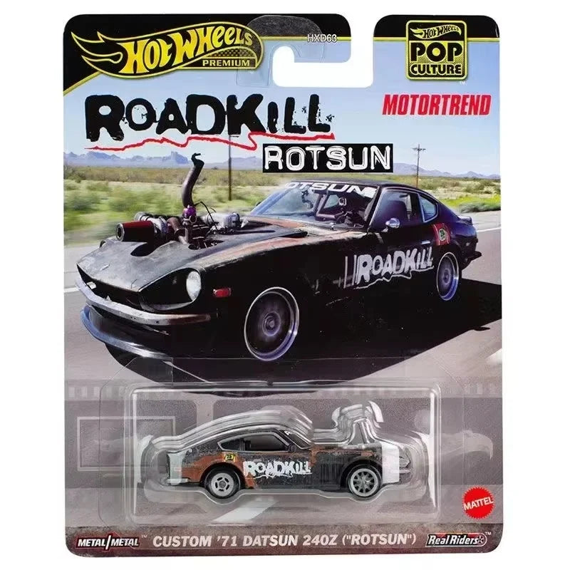 Hot Wheels Car Model Hxd63 Car Culture Fast & Furious Alloy Hw Car Model Garden Avenue Iron Bottom Rubber Tire Custom Gift Toys