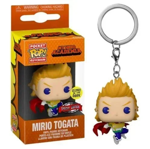 NEW Funko POP Keychain My Hero Academia Himiko Toga Kurogiri Twice Hatsume Shigaraki Deku Bakugo Togata Dabi Midoriya Jiro Toys