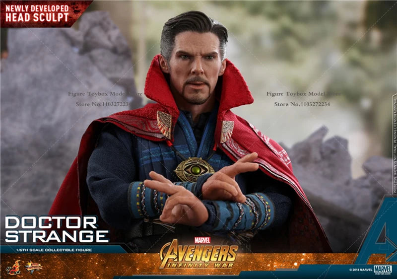 HOTTOYS HT 1/6 MMS484 Collectible Doctor Strange Action Figure Avengers:Infinity War Series Marvel Super Hero 12" Full Set Doll
