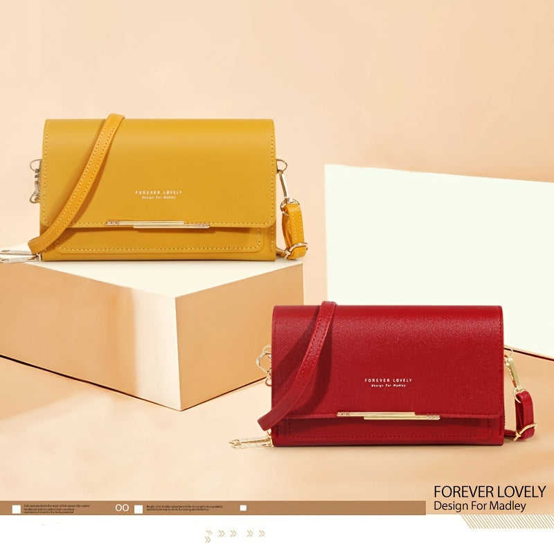 Women's Small Messenger Shoulder Bag Mobile Phone Bag Card Holder Wallet Handbag