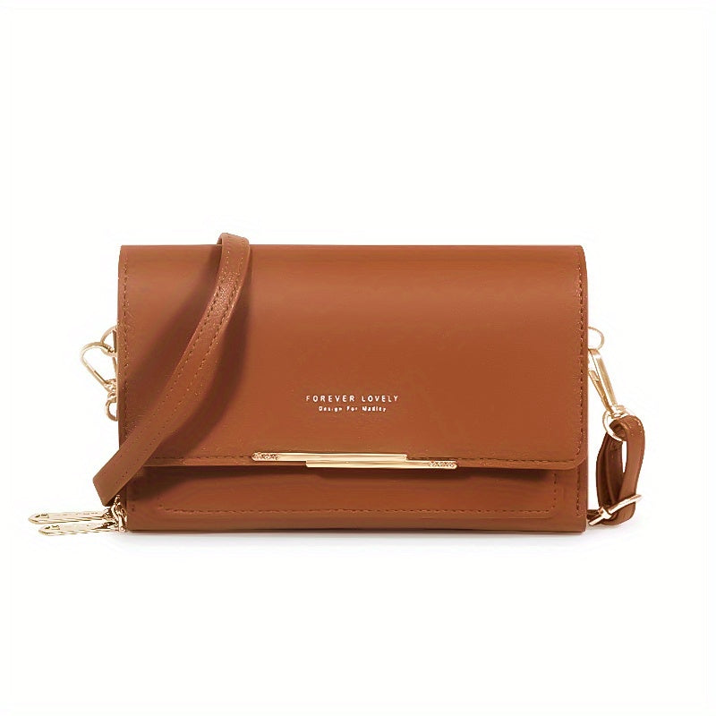 Women's Small Messenger Shoulder Bag Mobile Phone Bag Card Holder Wallet Handbag
