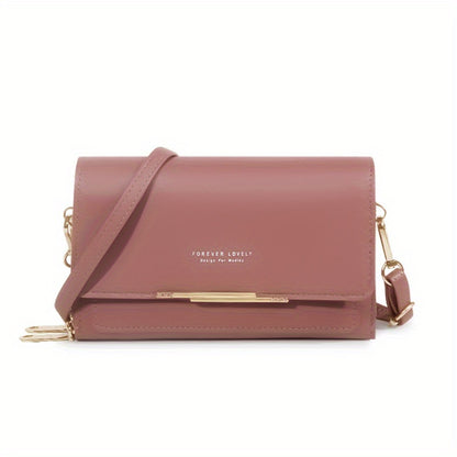 Women's Small Messenger Shoulder Bag Mobile Phone Bag Card Holder Wallet Handbag