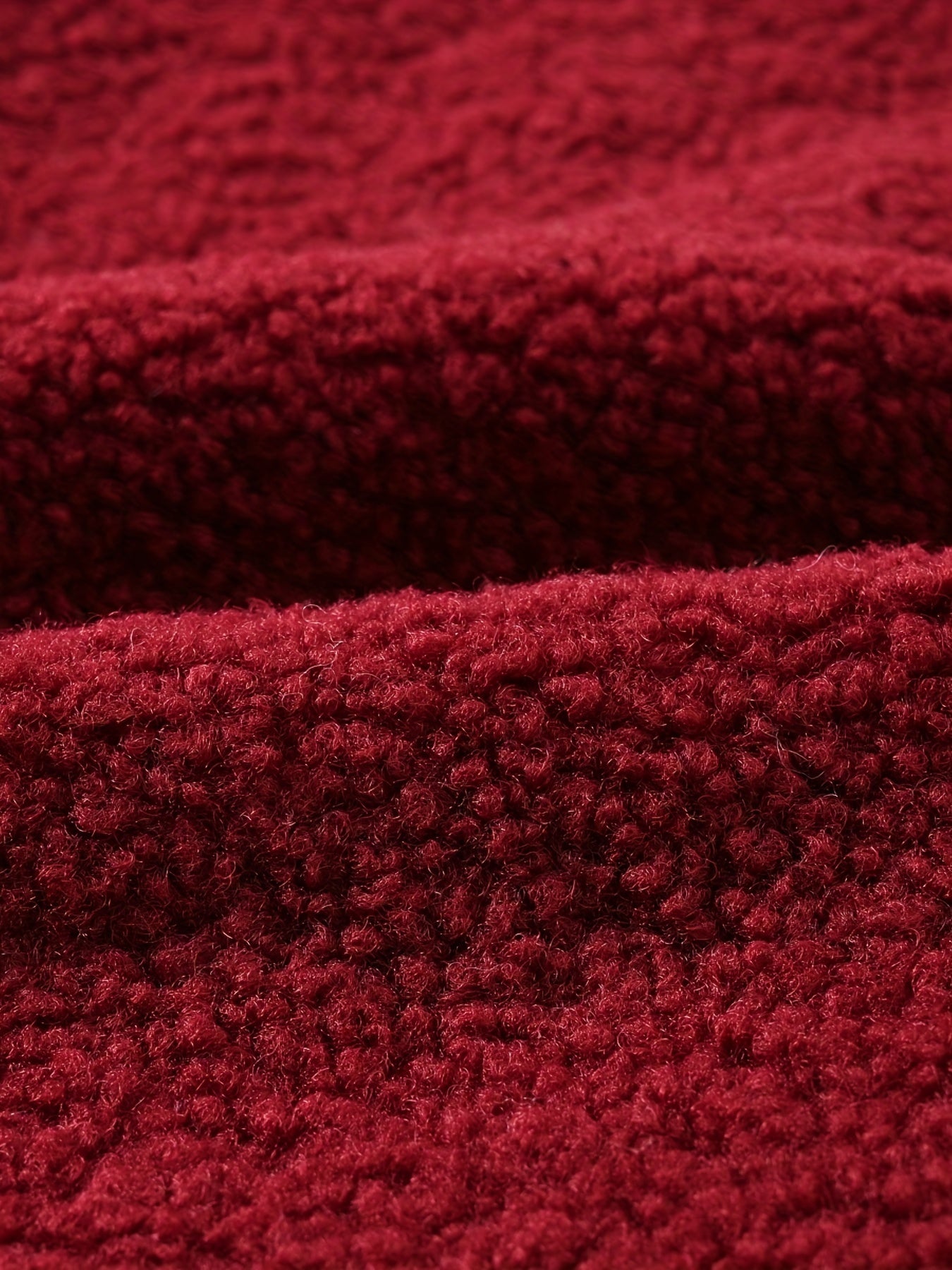 [Cozy Fleece Jacket] Cozy Fleece Jacket for Girls - Two-Tone Color Block with Plush Lining, Long Sleeves & Button Front, Casual Korean Style Winter Outerwear | Button-Up Front Jacket | Plush Lining Jacket