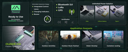 Meshtastic Node Wio Tracker L1 LoRa Wio-SX1262 862-930MHz 868MHz 915MHz NRF52840 L76K GPS,Wireless, Low-power, Development Board