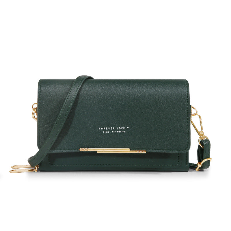 Women's Small Messenger Shoulder Bag Mobile Phone Bag Card Holder Wallet Handbag