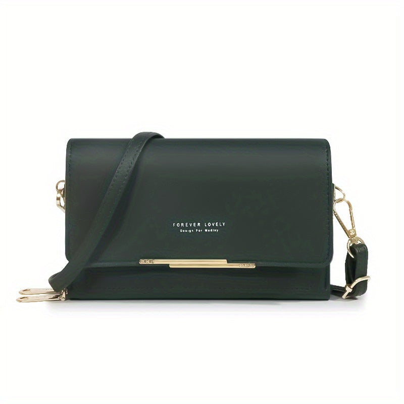 Women's Small Messenger Shoulder Bag Mobile Phone Bag Card Holder Wallet Handbag