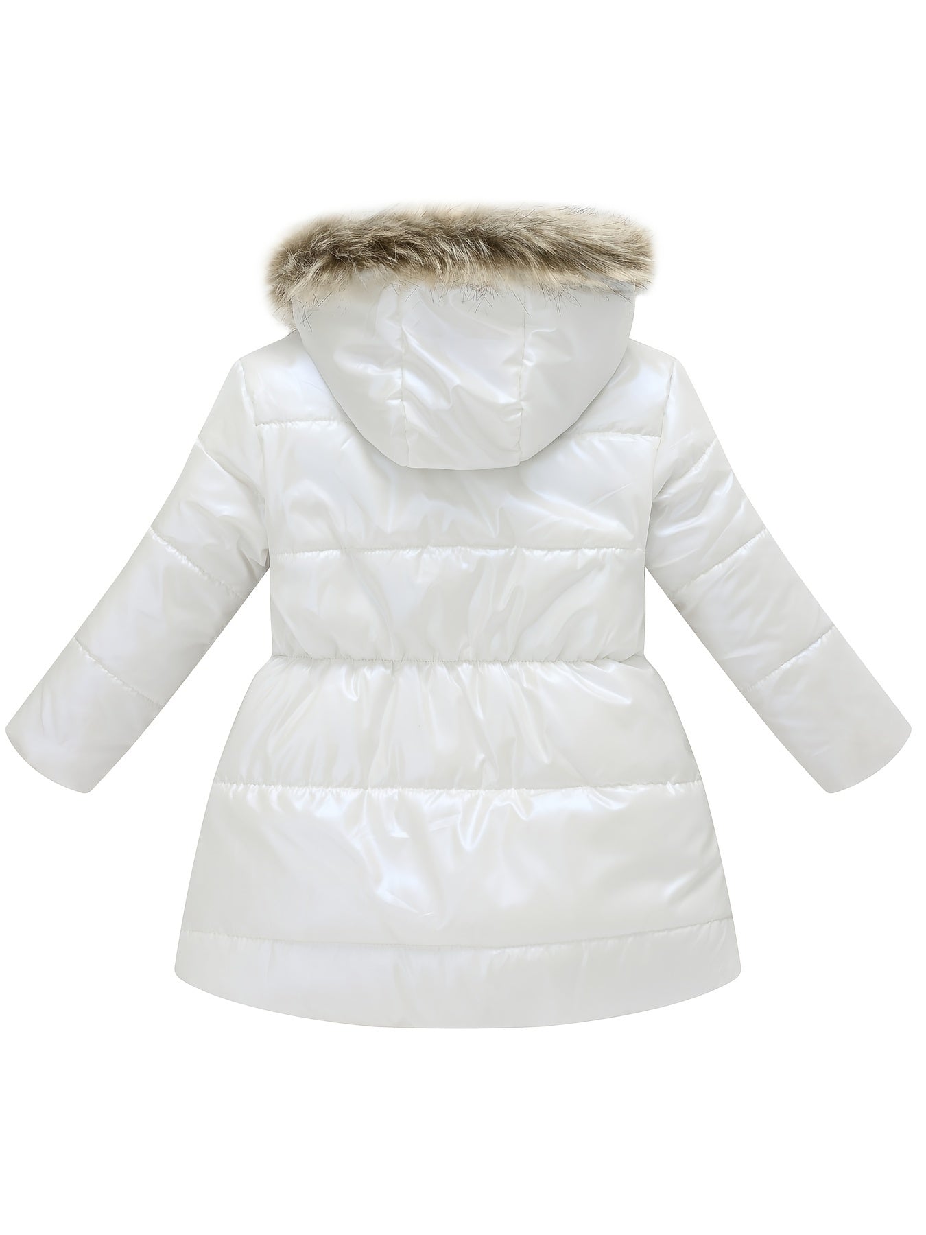 New Winter Thickened Hooded Jacket for Boys and Girls, Medium to Long Length