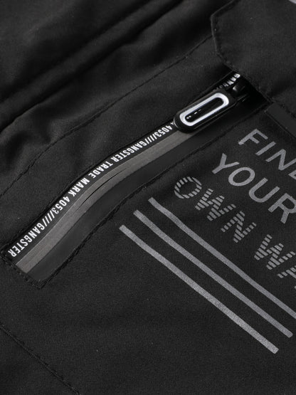 Men's Fashion Casual Windbreaker Bomber Jacket Coat, Outdoor Waterproof Thin Jacket For Spring & Fall