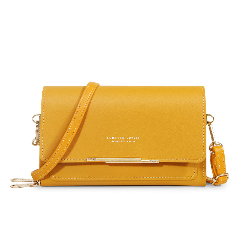 Women's Small Messenger Shoulder Bag Mobile Phone Bag Card Holder Wallet Handbag