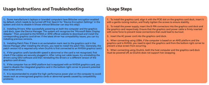 AOOSTAR AG01 EGPU Dock with OCulink Port,Built-in 800W Power Supply External Graphics Card Supports TGX hot-swap,PCIe 4.0 x4
