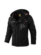Men's Fashion Casual Windbreaker Bomber Jacket Coat, Outdoor Waterproof Thin Jacket For Spring & Fall