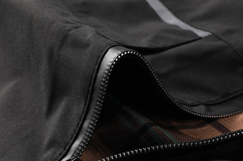 Men's Fashion Casual Windbreaker Bomber Jacket Coat, Outdoor Waterproof Thin Jacket For Spring & Fall