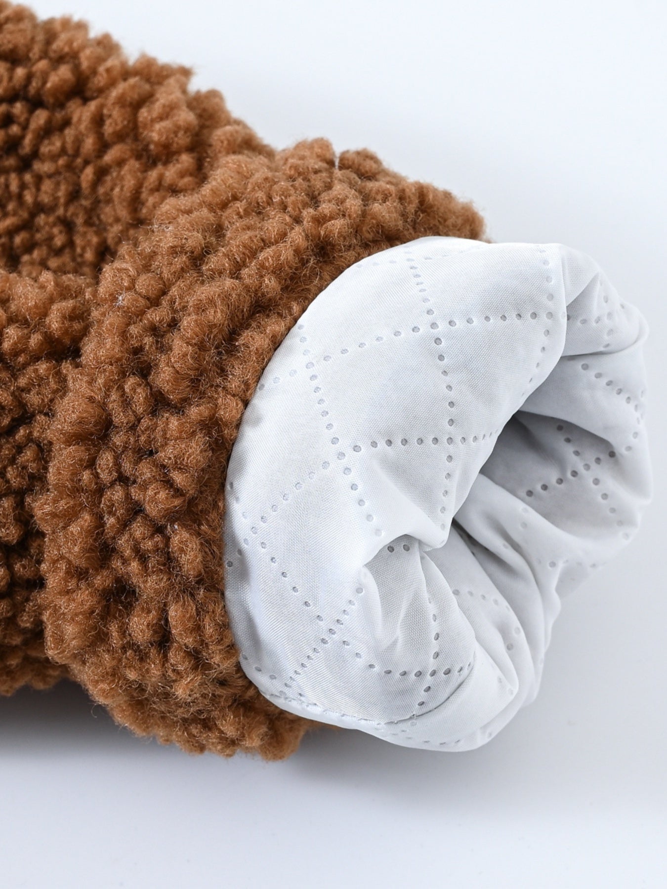 [Cozy Fleece Jacket] Cozy Fleece Jacket for Girls - Two-Tone Color Block with Plush Lining, Long Sleeves & Button Front, Casual Korean Style Winter Outerwear | Button-Up Front Jacket | Plush Lining Jacket