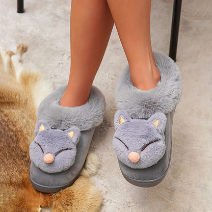 Cute Rabbit Plush Slippers - Soft, Warm, and Cozy Ladies Indoor Shoes for Home, Perfect for Relaxation and Lounging - Comfortable, Breathable, and Anti-Slip Sole Design