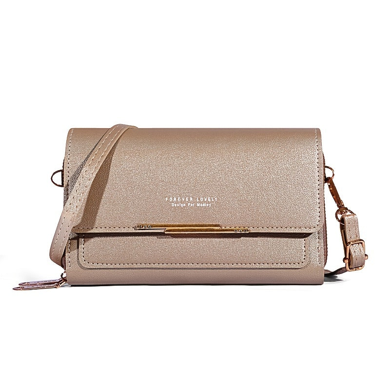 Women's Small Messenger Shoulder Bag Mobile Phone Bag Card Holder Wallet Handbag