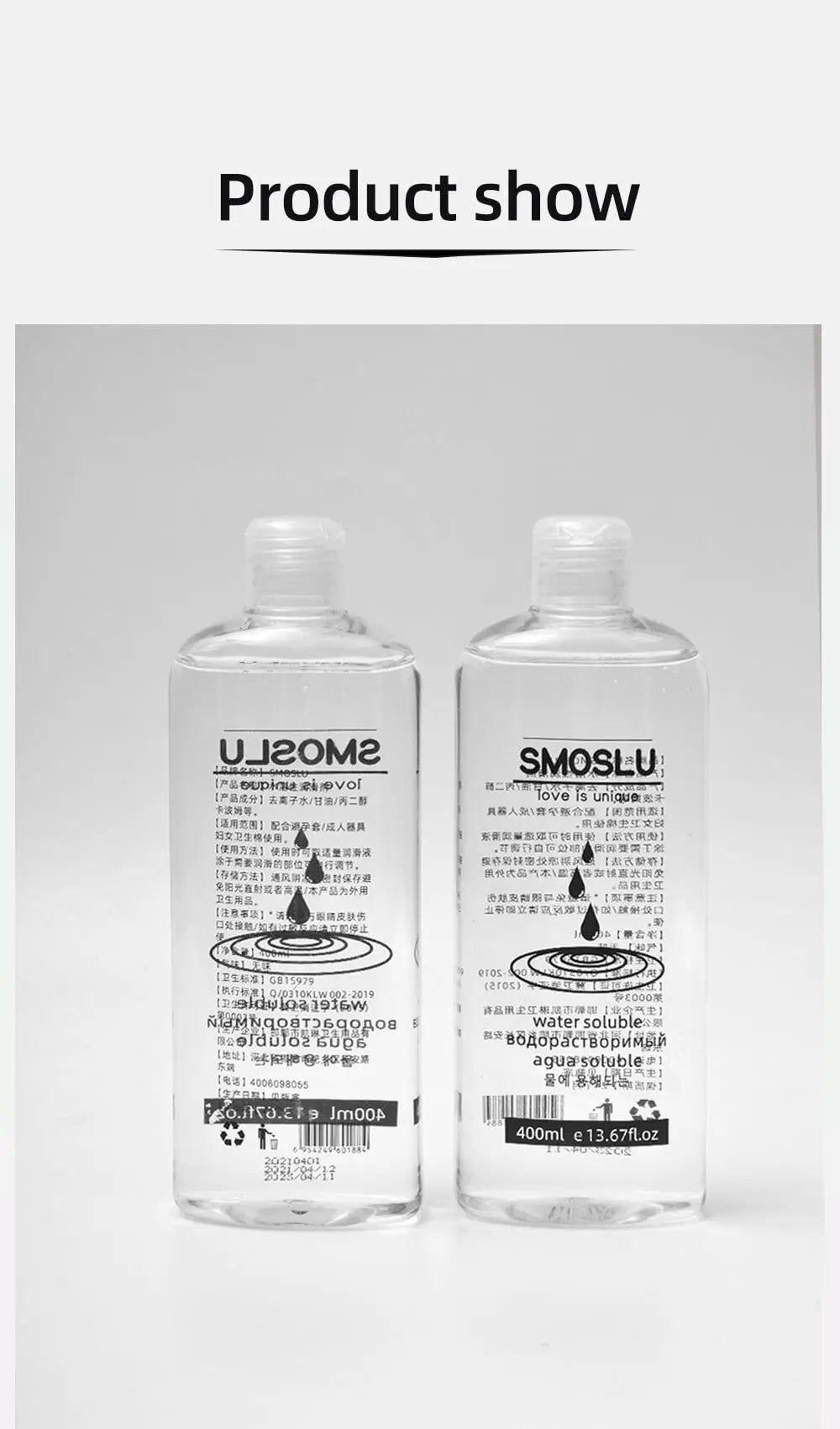 Anal Lubrication Water-based lubricant for Sex Session 200/400ml Love Gel Exciter for Women Lubricants grease Sex Shop