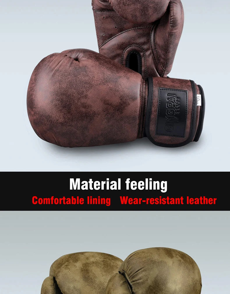 Wholesale Adult Men's Boxing Gloves Sandbag Training Punching Gloves 8 10 12oz MMA Fight Boxing Muay Thai Match Special Gloves