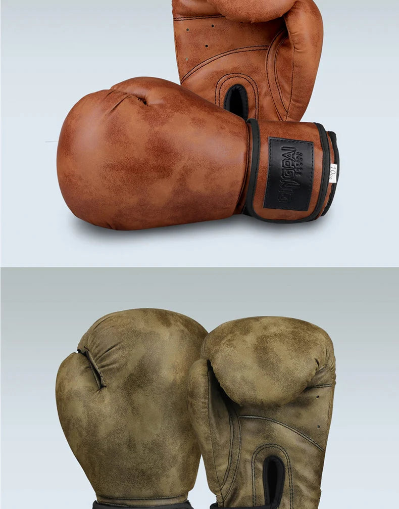 Wholesale Adult Men's Boxing Gloves Sandbag Training Punching Gloves 8 10 12oz MMA Fight Boxing Muay Thai Match Special Gloves