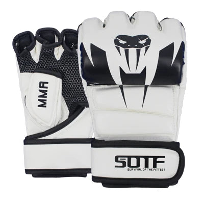 SOTF white MMA Venomous snake Multicolor Boxing gloves MMA gloves Tiger Muay Thai muay thai boxing fight glove Sanda pads box