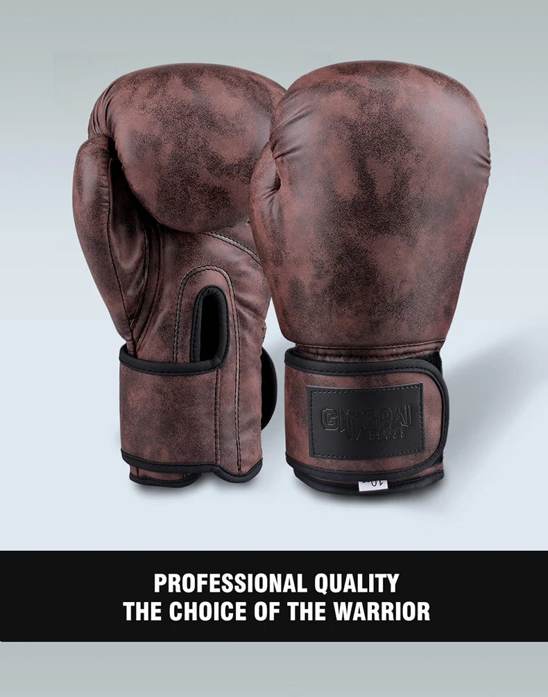 Wholesale Adult Men's Boxing Gloves Sandbag Training Punching Gloves 8 10 12oz MMA Fight Boxing Muay Thai Match Special Gloves