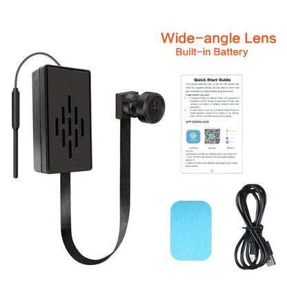 HD 1080P DIY Portable 4K WiFi IP Mini Camera Motion Detection Remote View P2P wireless Micro Camcorder Loop Recording  with batt