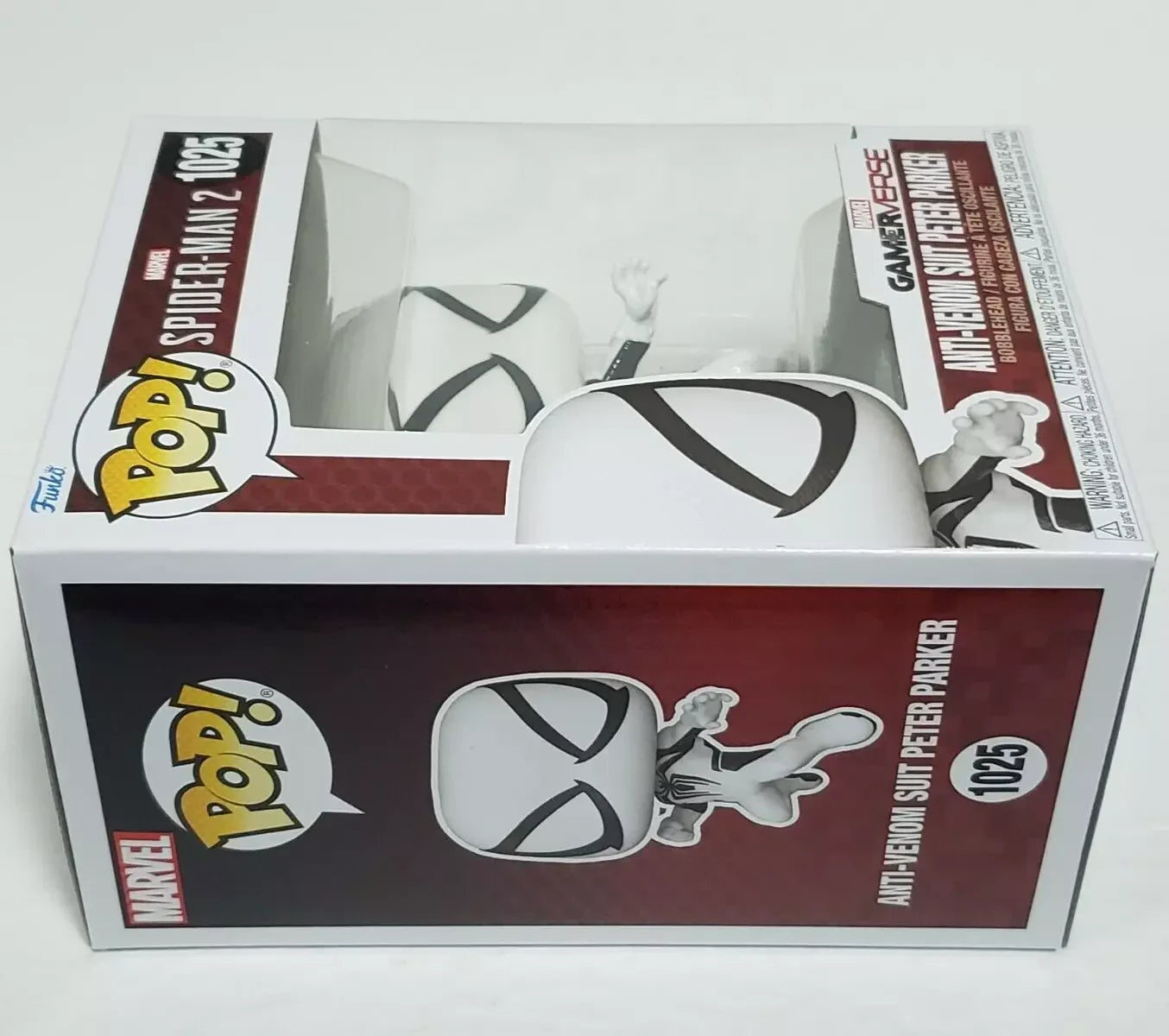 Marvel Spider Man Figure Anti Venom Suit Peter Parker # 1025 Funko Pop 4.15 in Figures Collectible Limited Edition Model Toy