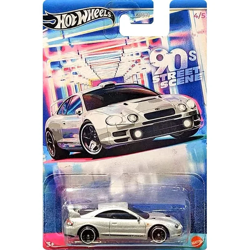 Original Hot Wheels Car 90s Street Scene Boy Toy 1/64 Diecast Nissan 180SX Mitsubishi Lancer Evolution Toyota Celica Honda Civic