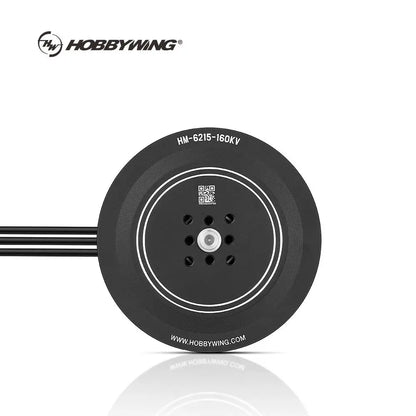 Hobbywing HM 6215 160KV HP Industry Brushless Motor Max thrust 9.2kg Direct Drive Motor Drone Outrunner Multi-rotor Accessories