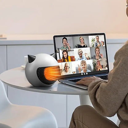 Electric Space Heater Portable Small Heater Portable Electric Heaters Tiny Cute Electric Desktop Heater For Home Bedroom Living