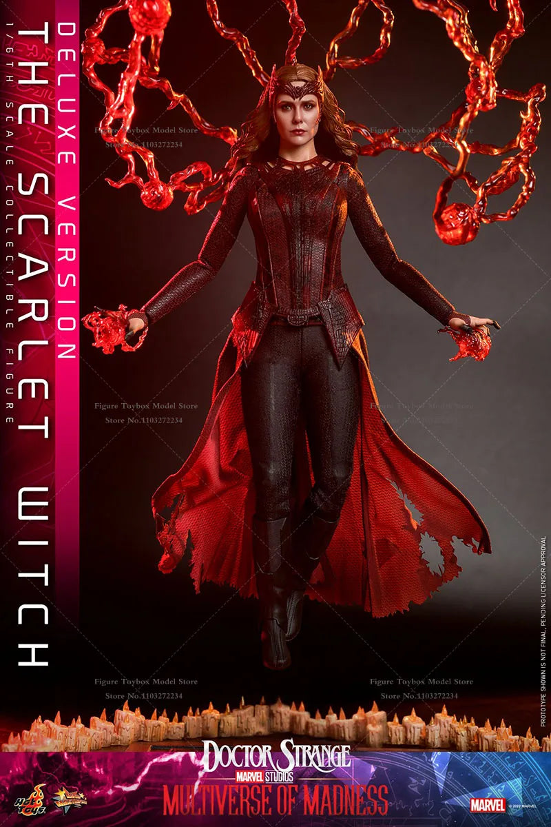 HOTTOYS HT MMS652 MMS653 Collection 1/6 The Scarlet Witch Action Figure Doctor Strange 2 Movie Delicate 12" Full Set Soldier