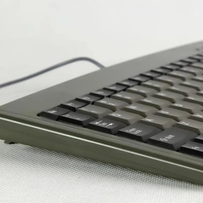 USB Wire Mini 88Key Ergonomic Keyboard Waterproof Keyboards for Office Cashier Industrial Use Durability Build Keyboard F19E