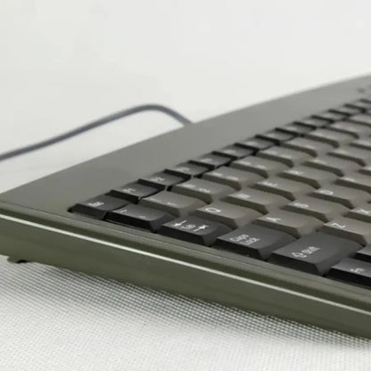 USB Wire Mini 88Key Ergonomic Keyboard Waterproof Keyboards for Office Cashier Industrial Use Durability Build Keyboard F19E