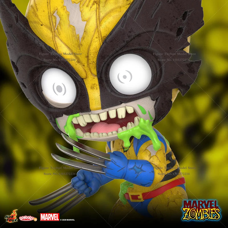 HotToys Marvel Zombie IronMan Captain American Deadpool Wolverine Hulk Doctor Strange Daredevil Magneto Mini Figurine Model