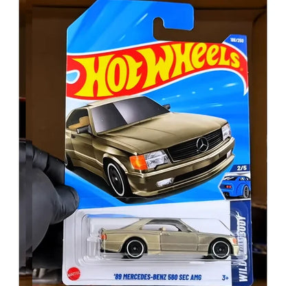 2025J Original Hot Wheels Car 1/64 Diecast Mercedes AMG Porsche Toyota GR86 Nissan Leaf Nismo Ferrari SF90 Stradale Toy for Boy
