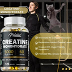 Creatine Monohydrate Supplement - To Help Build Muscle, Enhance Energy and Performance