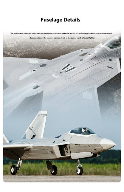 New Products In 2025 Freewing Flying Wing Model 70mm F-22 Raptor "Raptor" Ducted Model Airplane Toy Model