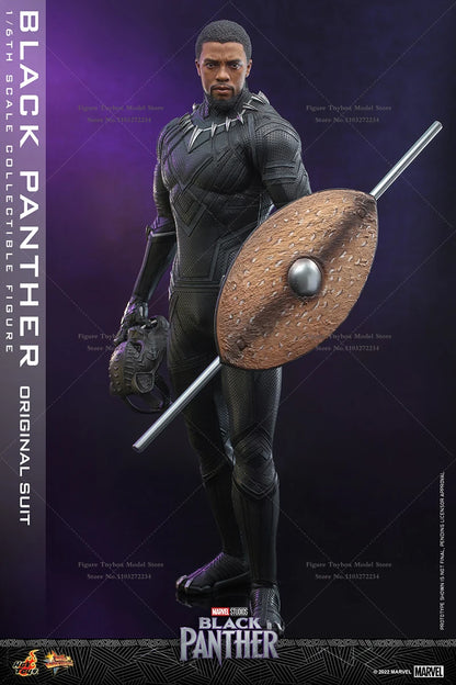 HOTTOYS HT MMS671 1/6 Scale Black Panther Movable Action Figure Marvel Immortal Legend Super Hero 12" Full Set Soldier Model