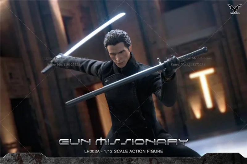 Limited BROTOYS LR002 1/12 Scale 6 inch Judgment of The Doom Gun Fighting Missionary Anime Action Figure Toy Gift Model Collect