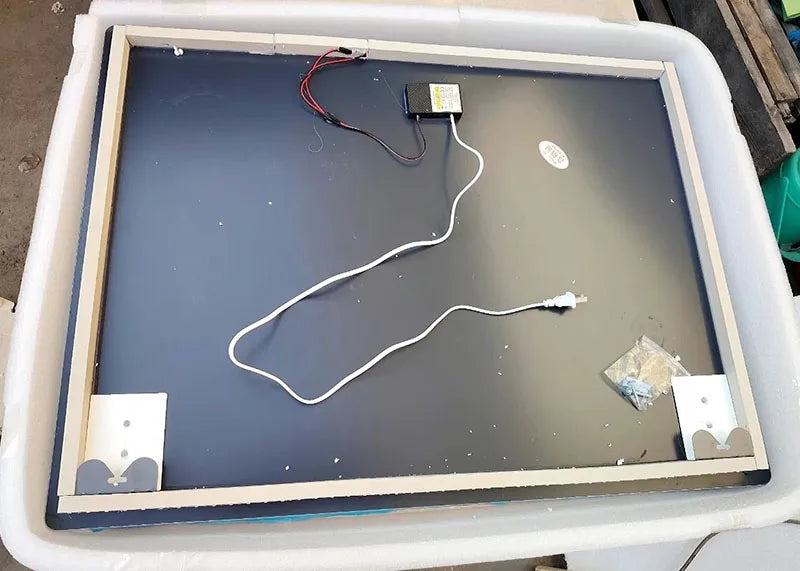 Rectangle Smart Mirror Touch Screen LED Bathroom Mirrors High Definition Anti Fog Wall Mounted Lighted Mirror Espejos De Baño