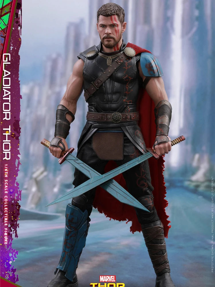 HT HotToys MMS445 Luxury Edition 1/6 Collectible Gladiator Thor3.0 Action Figure Thor：Ragnarok Marvel Original 12" Full Set Doll
